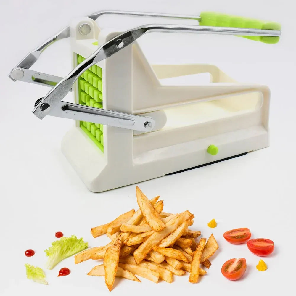 Stainless steel french fry cutter - home & kitchen