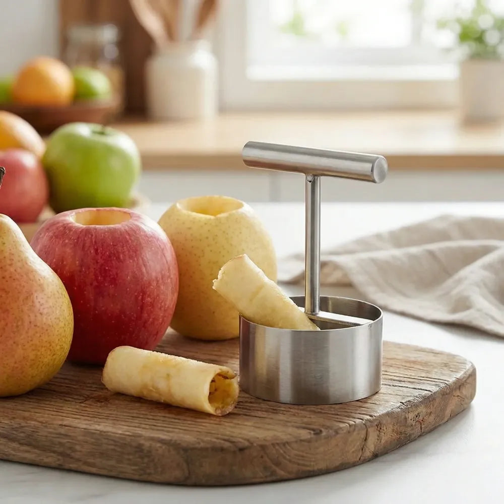 Stainless steel fruit corer - home & kitchen