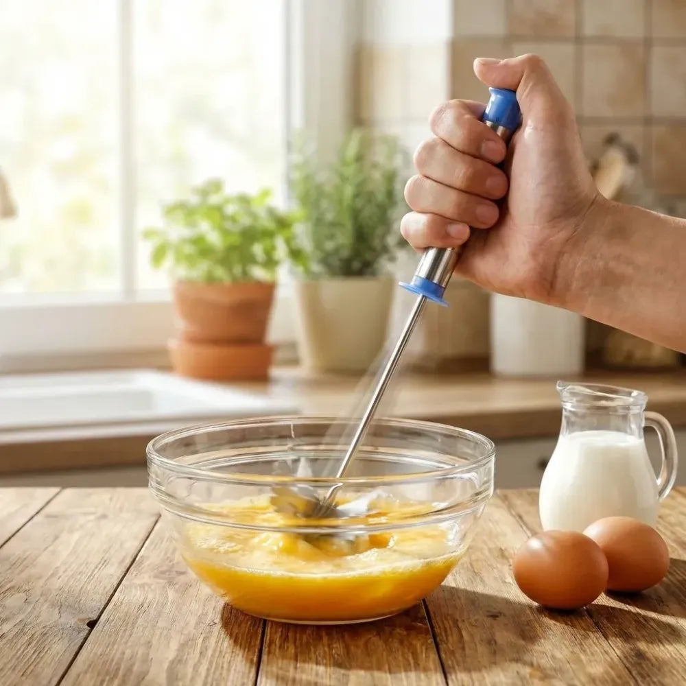 Stainless steel hand mixer - kitchen tool