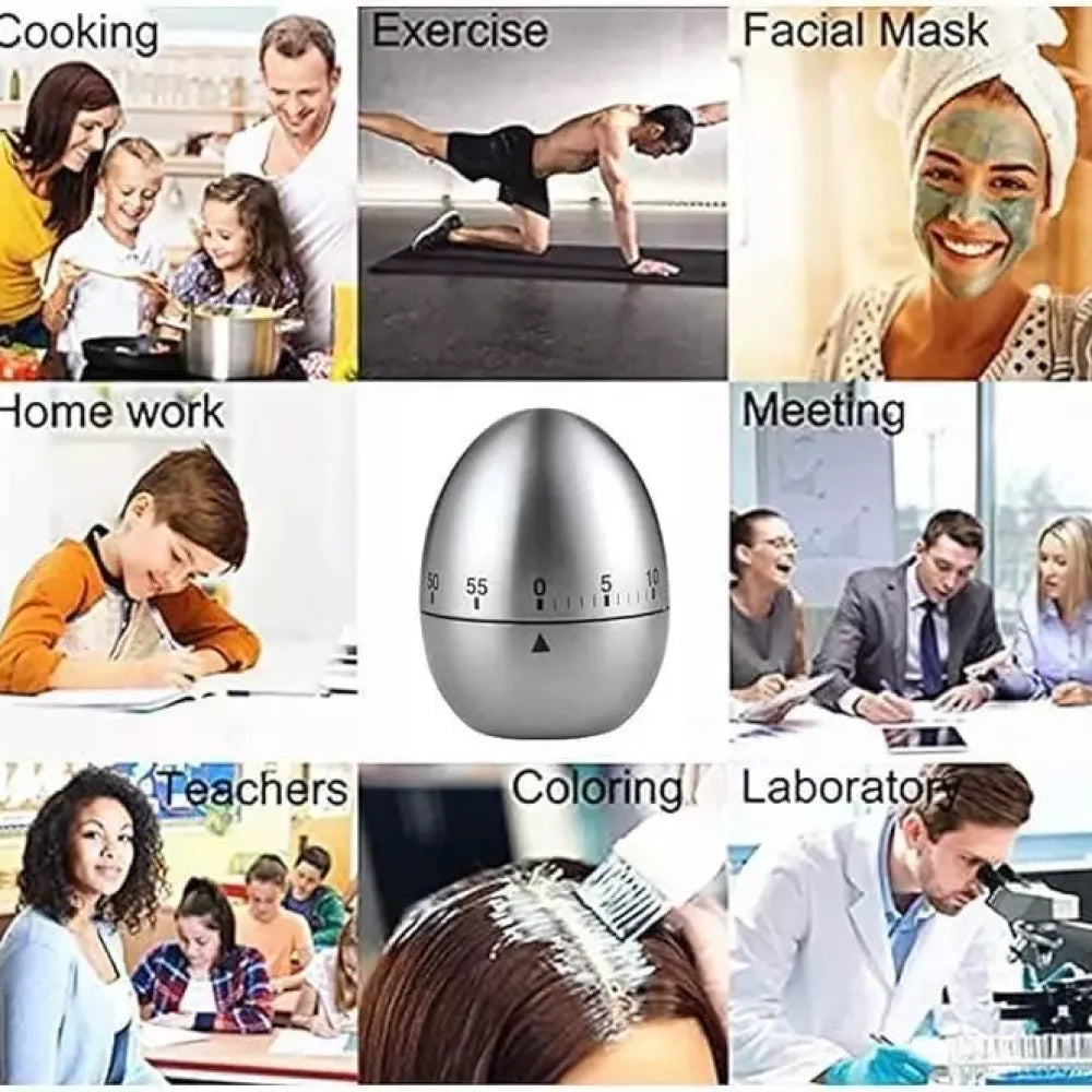 Stainless steel kitchen timer - home essentials