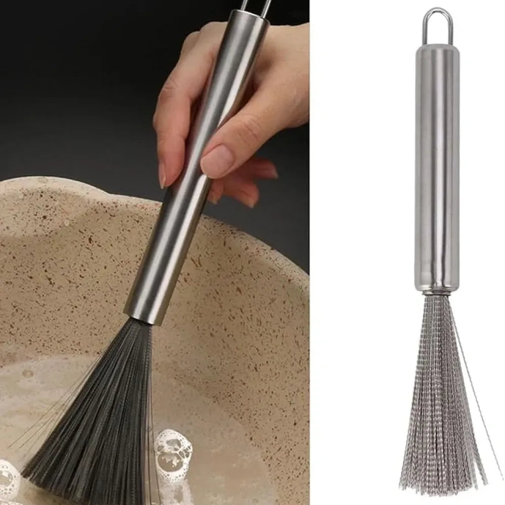 Stainless steel pan brush (2-pack)