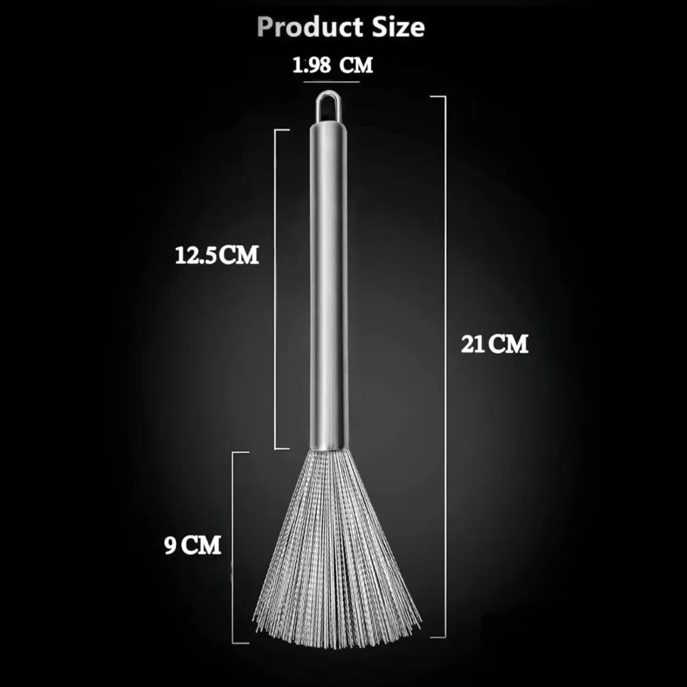 Stainless steel pan brush (2-pack)