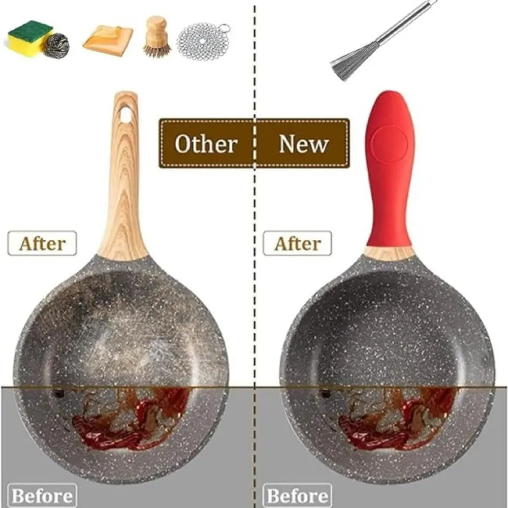 Stainless steel pan brush (2-pack)