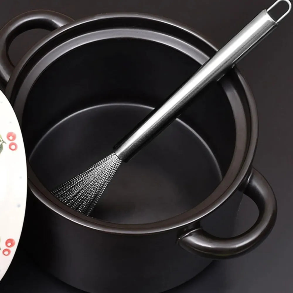 Stainless steel pan brush (2-pack)