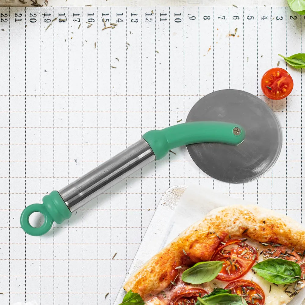 Stainless steel pizza cutter - home & kitchen