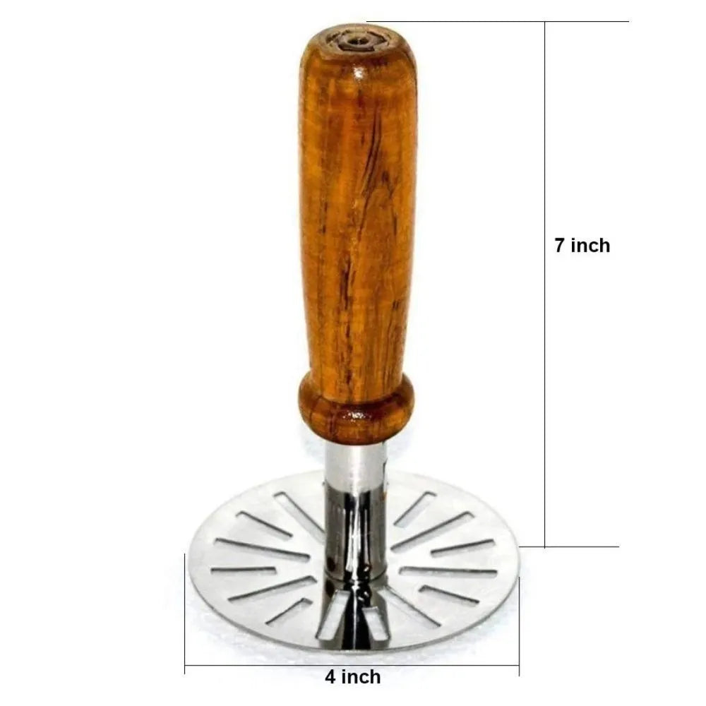 Wooden Handle Potato Masher