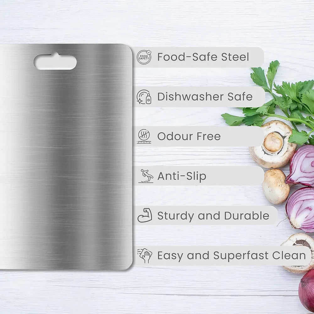 Stainless steel precision cutting board - home & kitchen