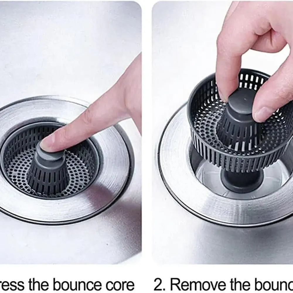 Stainless steel sink drain filter