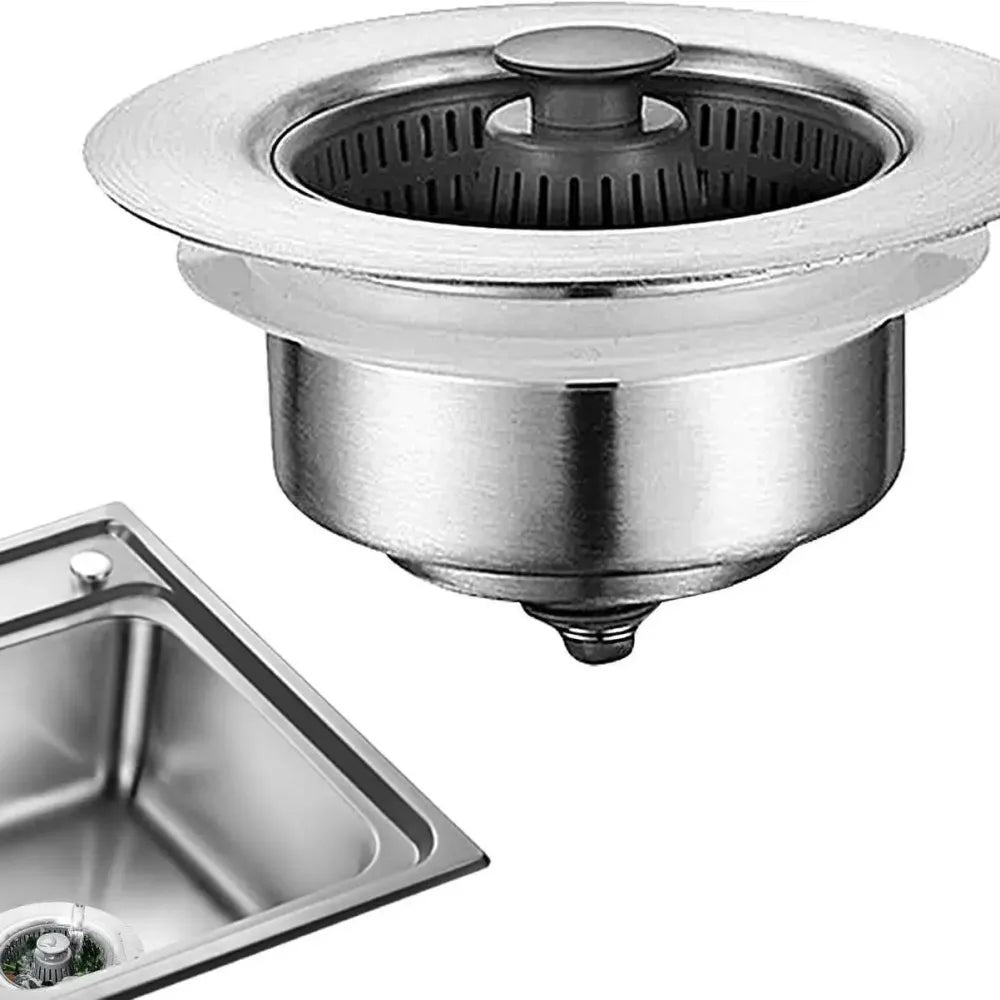 Stainless steel sink drain filter