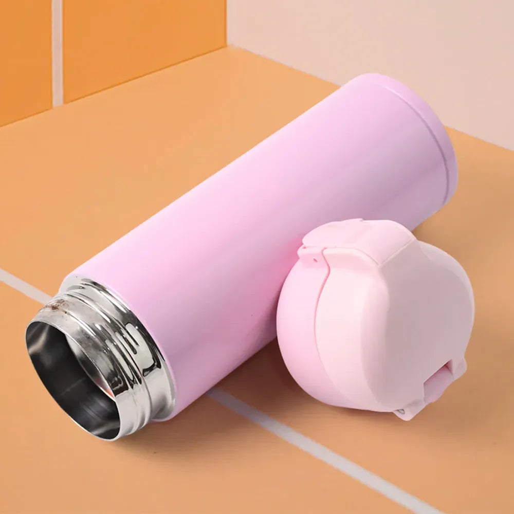 Stainless steel vacuum water bottle (350ml) - home & kitchen