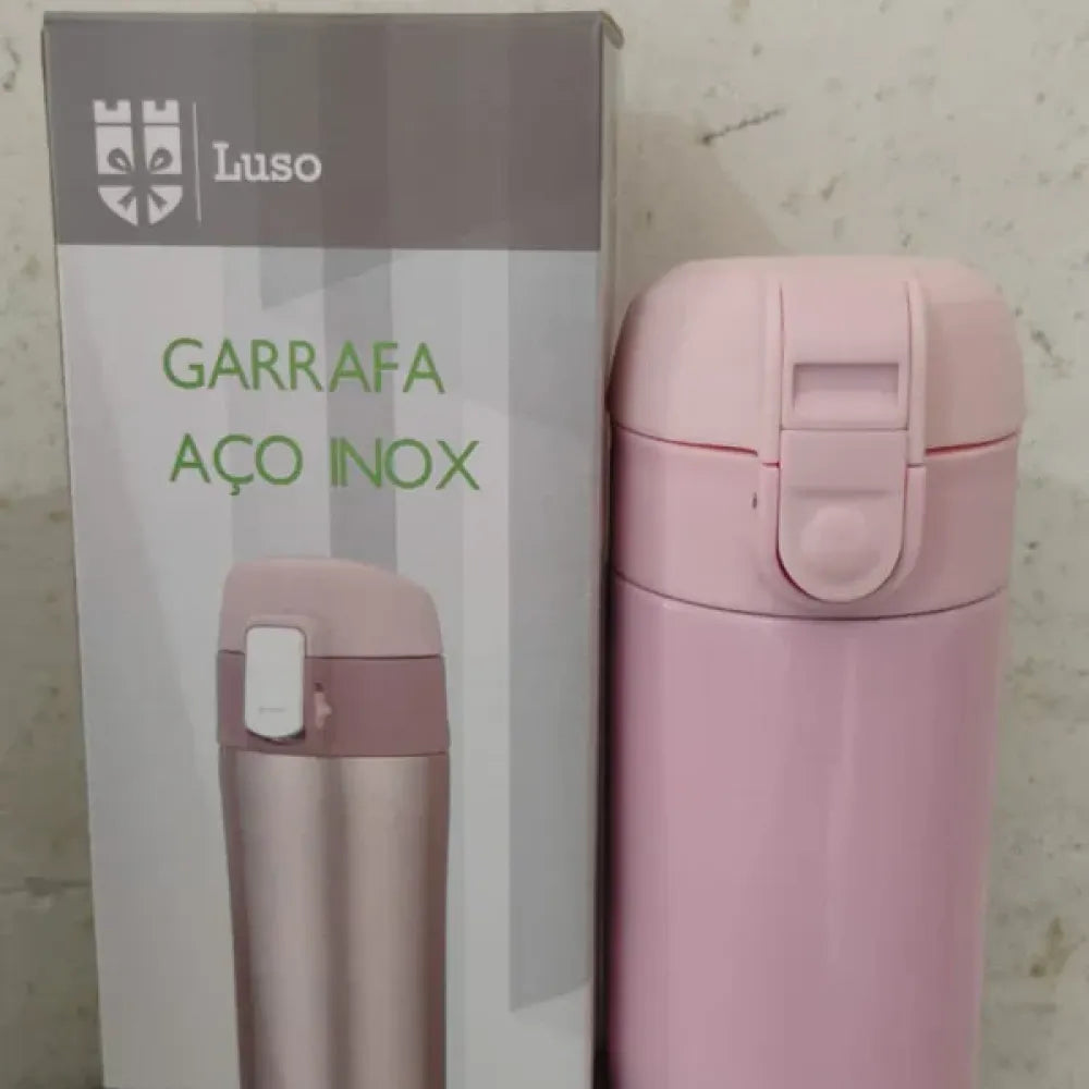 Stainless steel vacuum water bottle (350ml) - home & kitchen