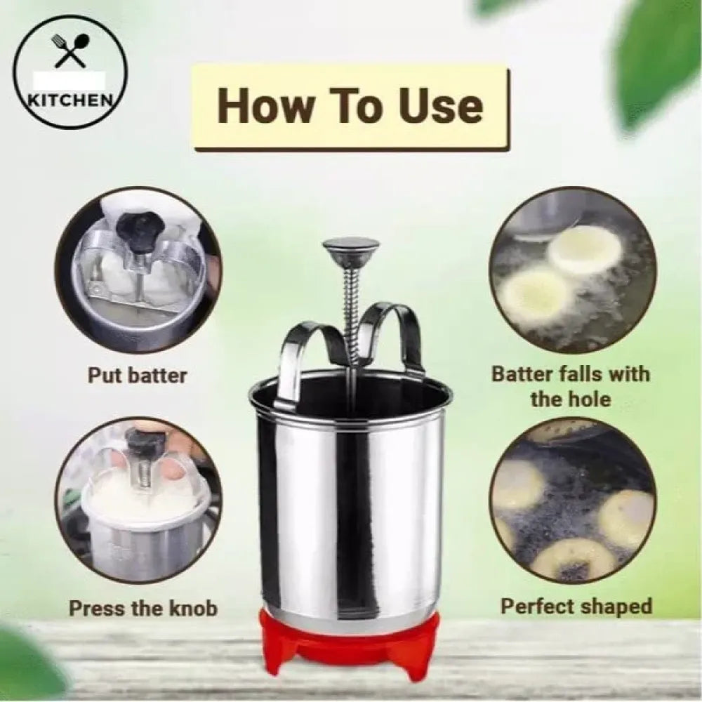 Stainless steel vada maker - kitchen tool