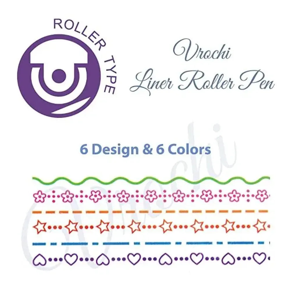 Stamp pen roller liner – pack of 6