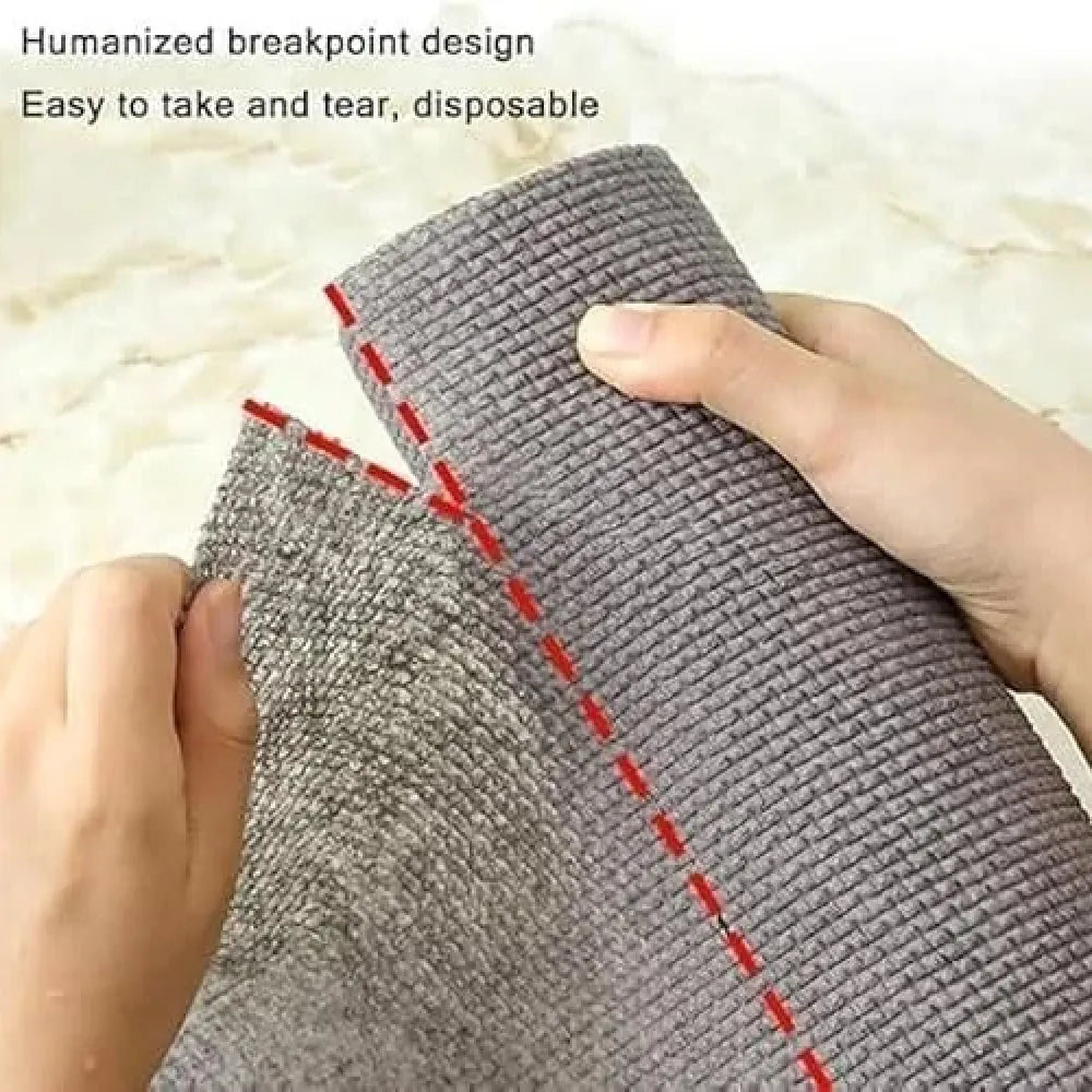 Streak-free microfiber cloth