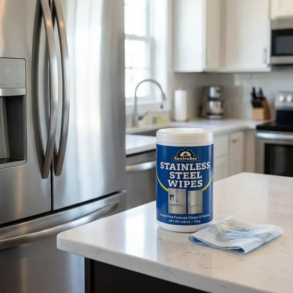 Streak-free steel wipes - home essentials