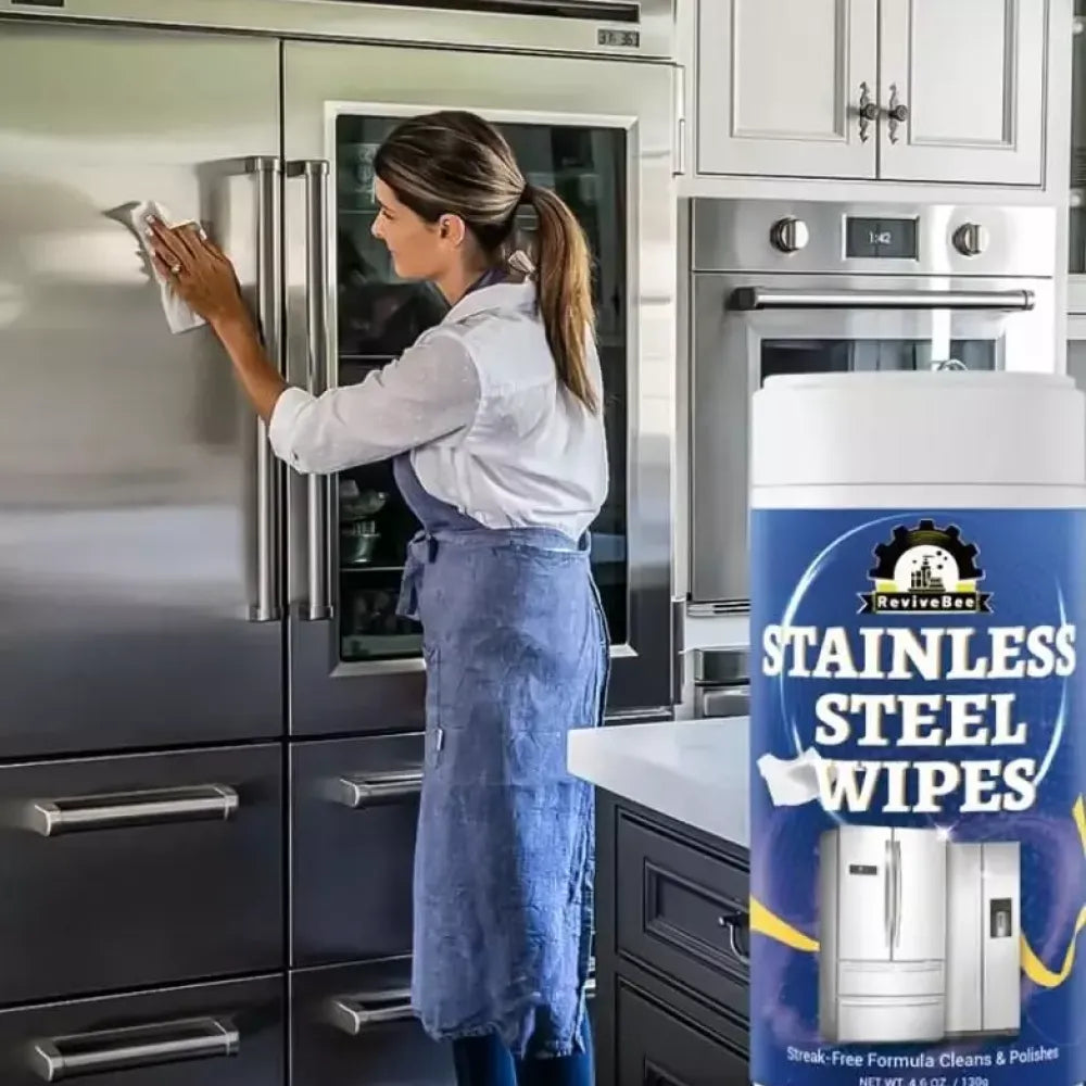 Streak-free steel wipes - home essentials