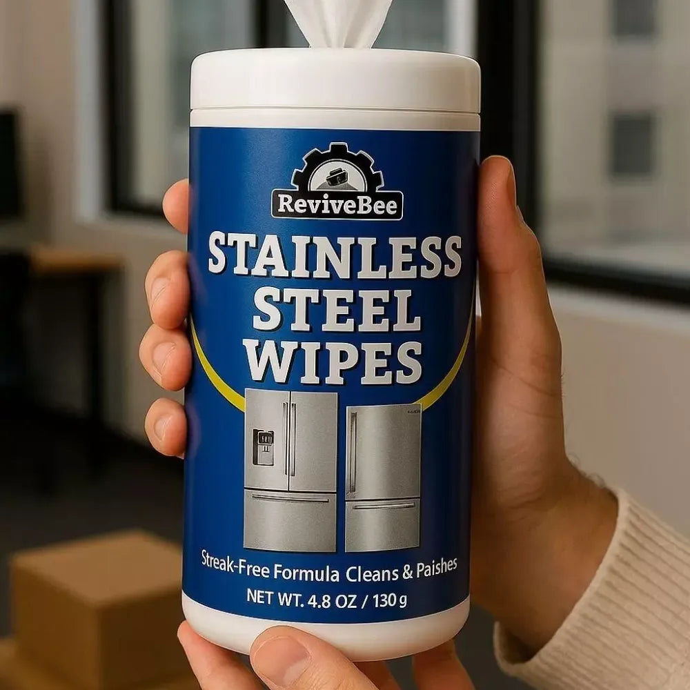Streak-free steel wipes - home essentials