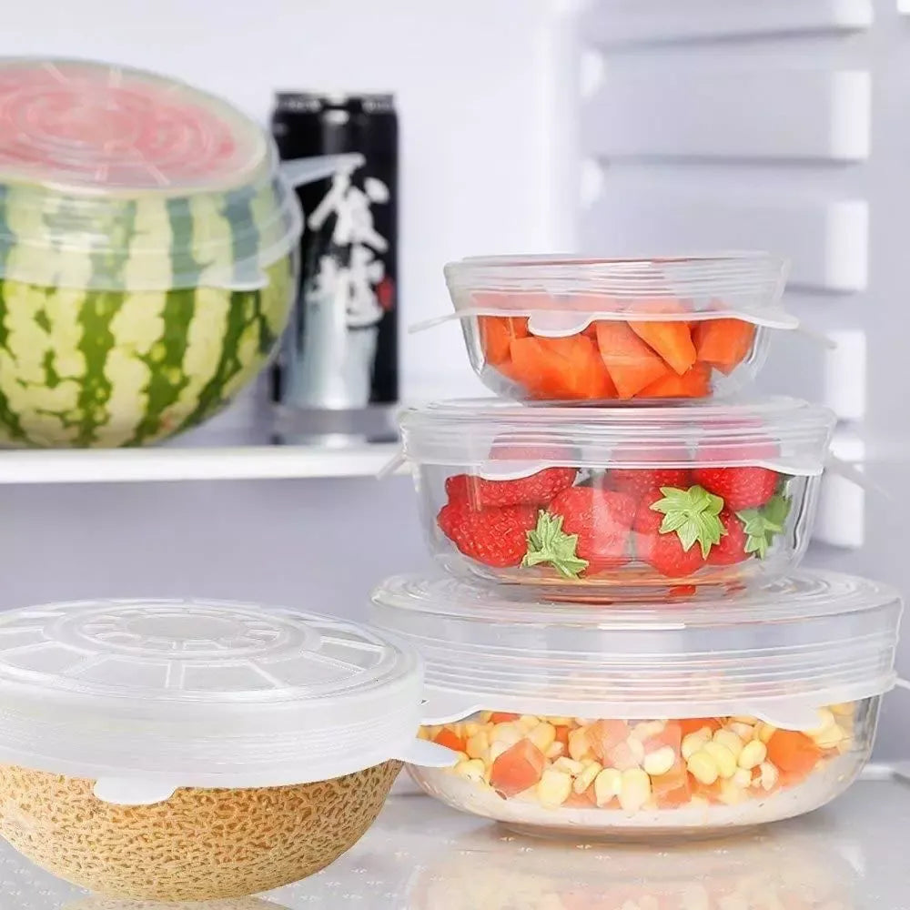 Stretch silicone food lids - home essentials