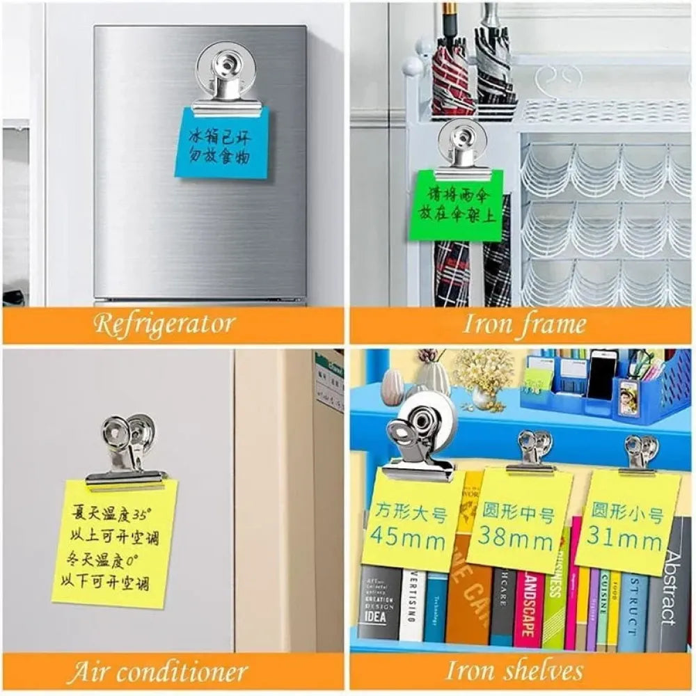 Strong office magnet clips