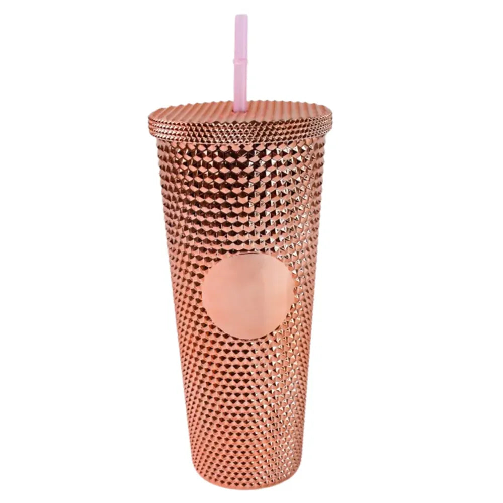 Studded insulated tumbler cup - home & kitchen