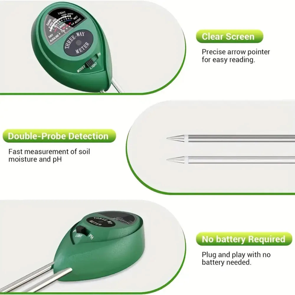 Sulfar 3-in-1 soil tester