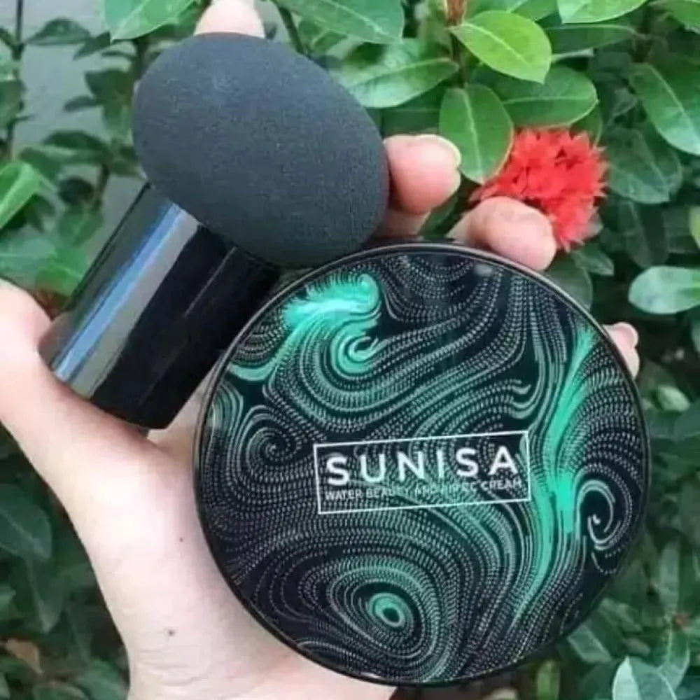 Cosmetic foundation compact with applicator.