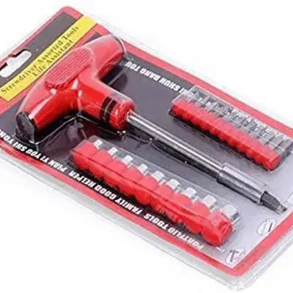 T-shape screwdriver ratchet set – 24pcs