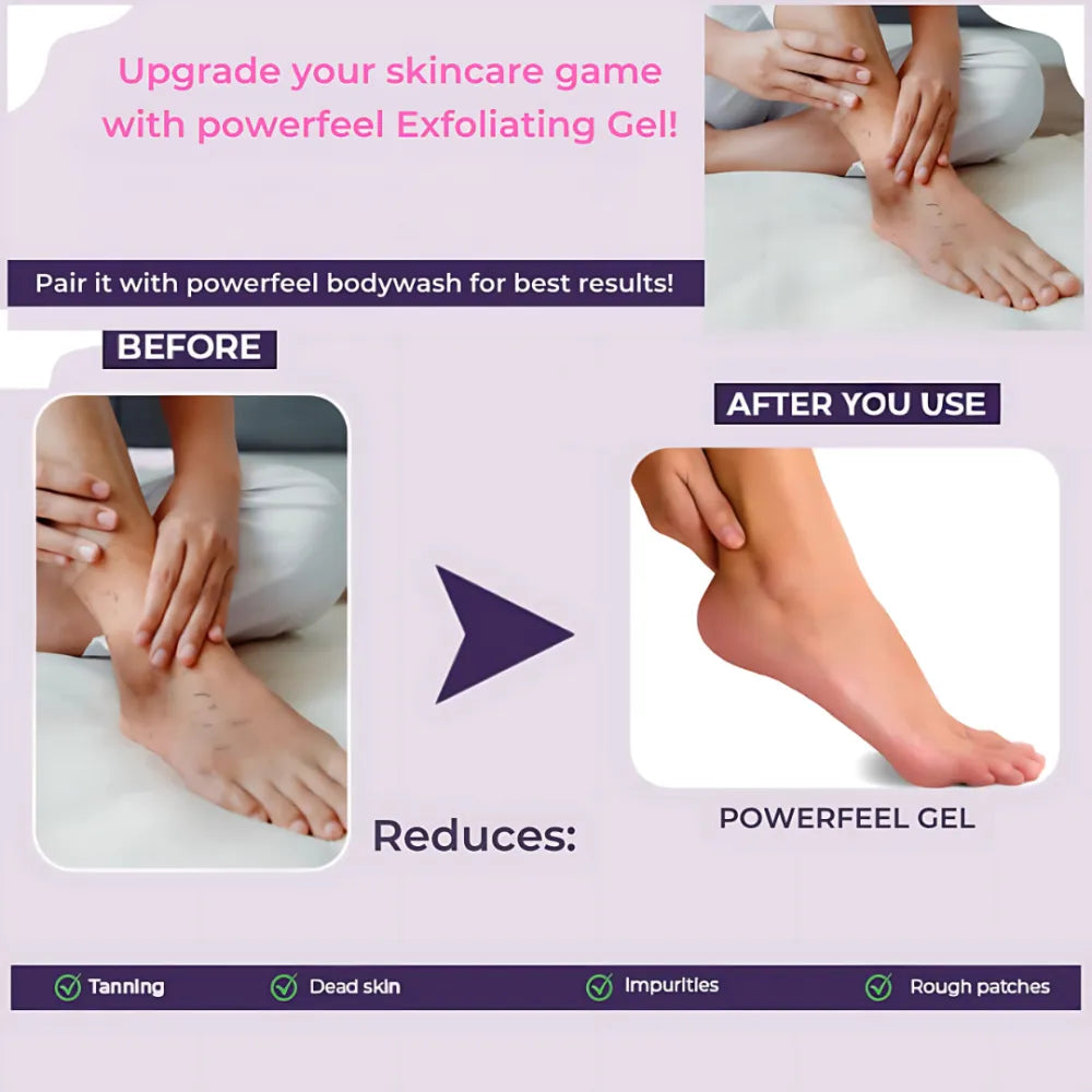 Tanning dead skin remover