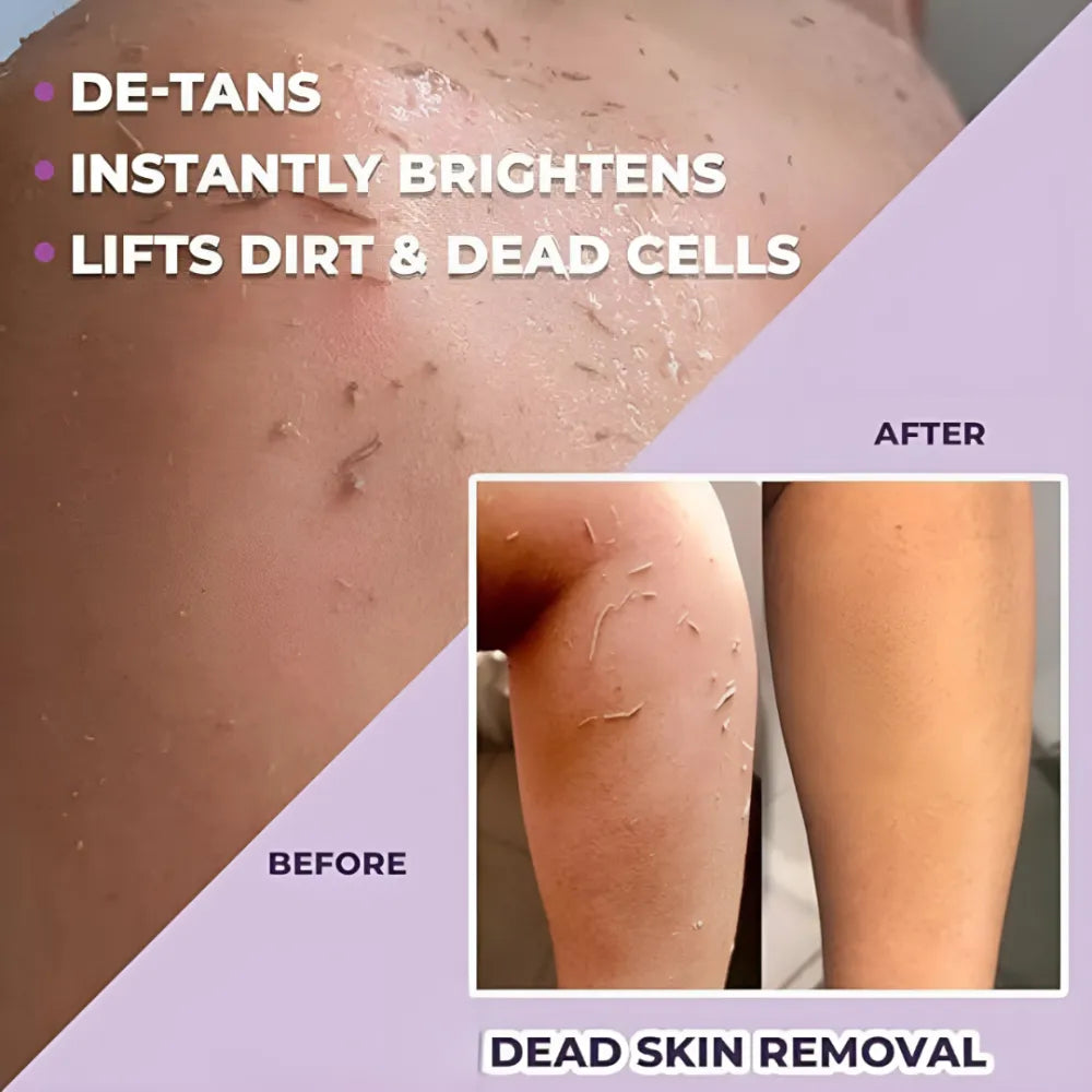 Tanning dead skin remover