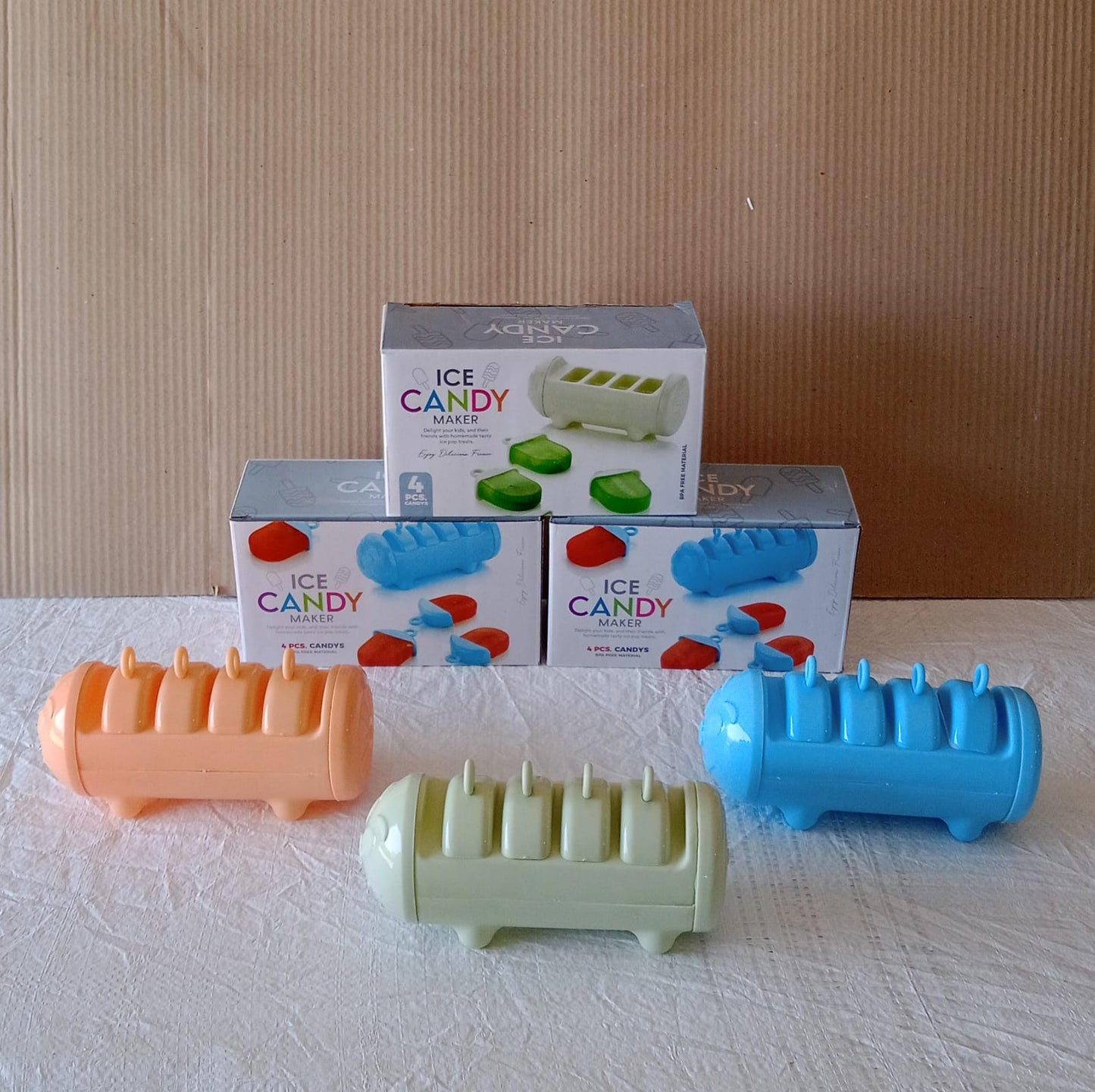 Cartoon Popsicle Mold Set