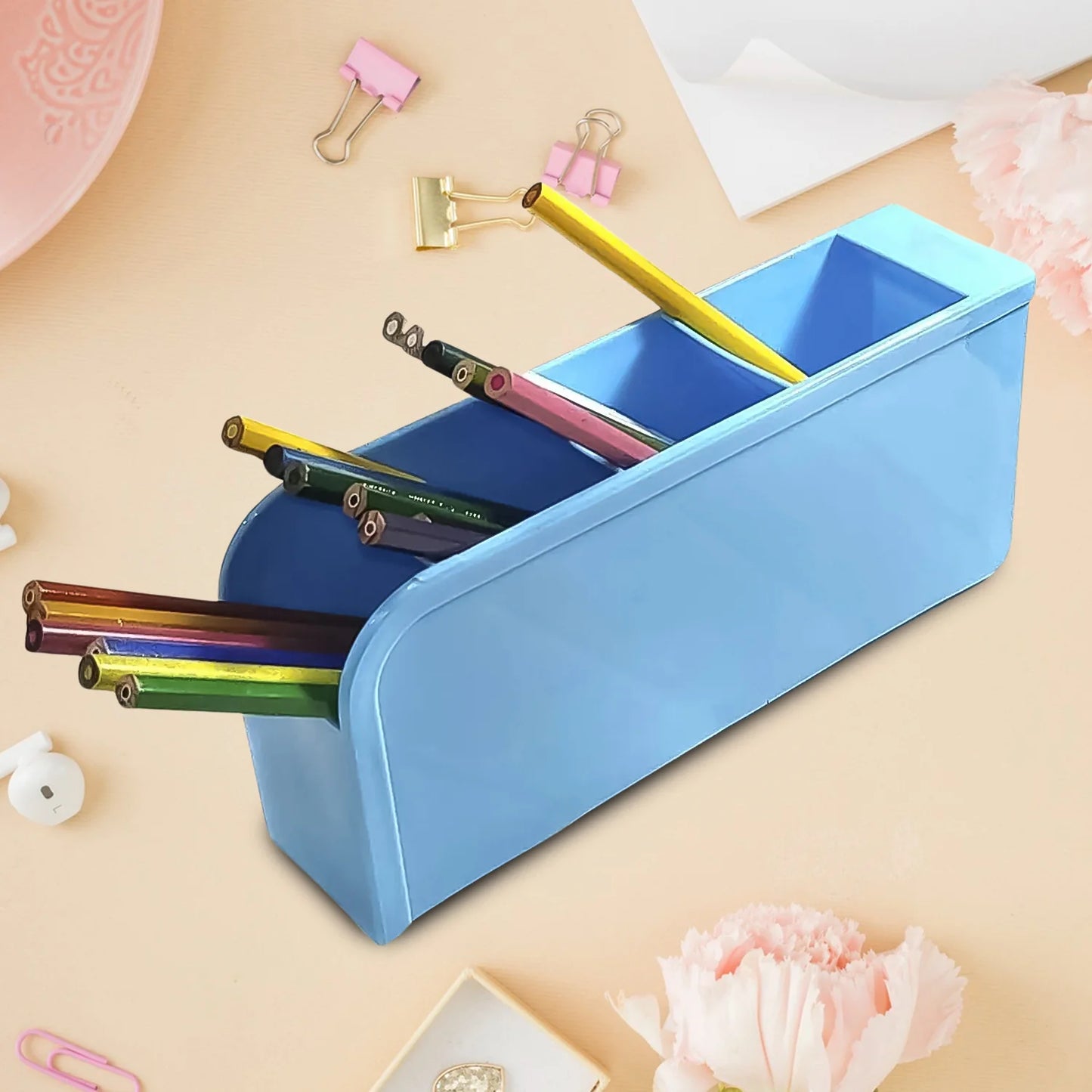 4-Compartment Desktop Organizer