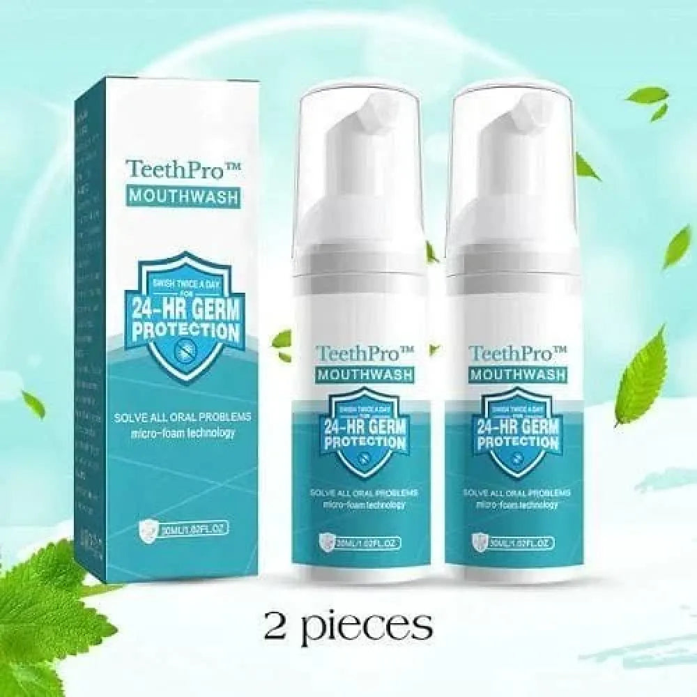 Teeth whitening foam 60ml (pack of 2)