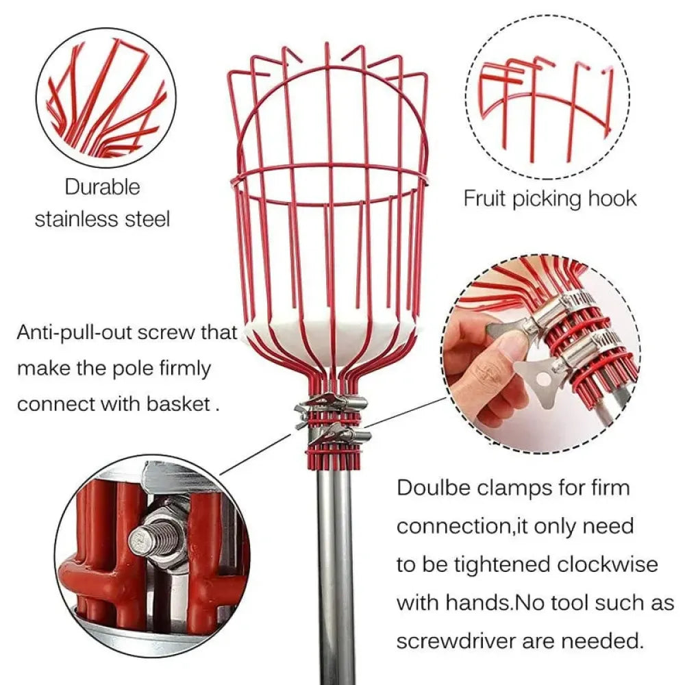 Telescopic fruit picker
