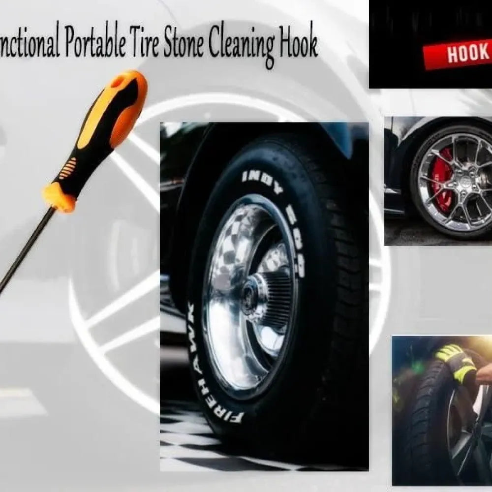 Tire stone remover tool - car and bike accessories