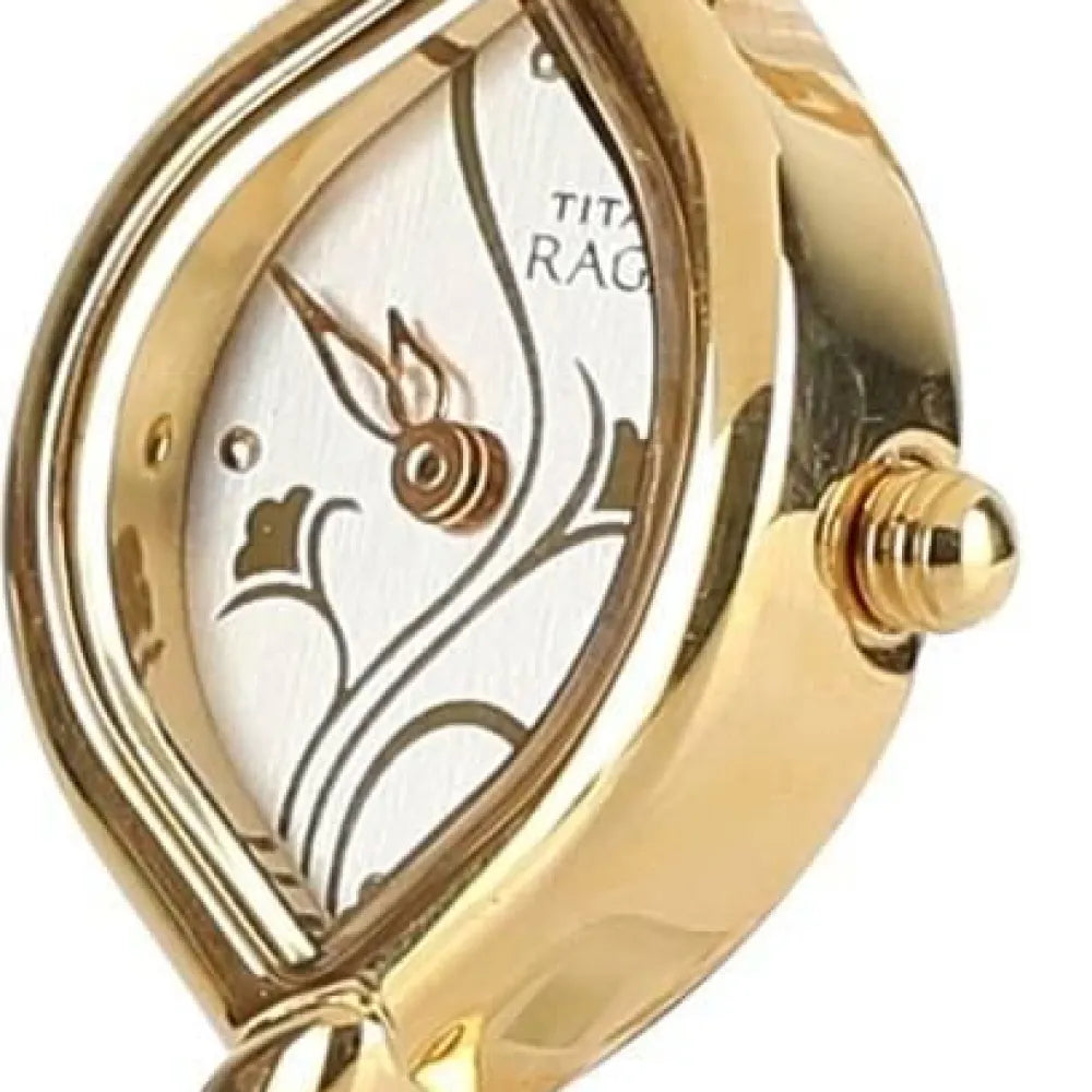 Titan analog silver dial women’s watch