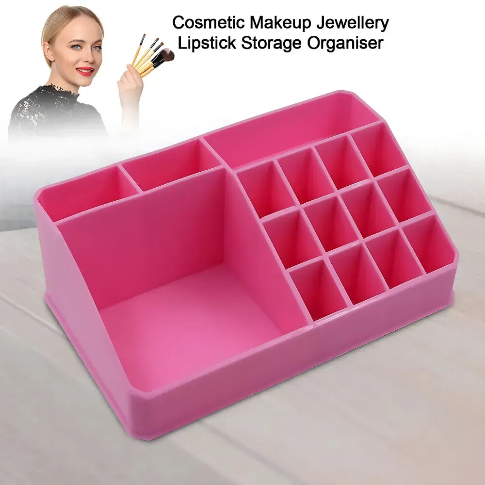 Transparent makeup storage box - fashion