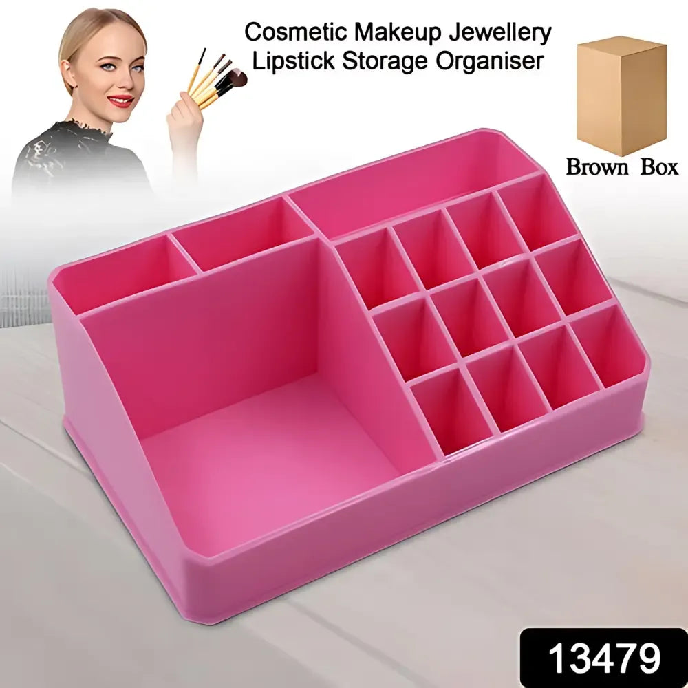Transparent makeup storage box - fashion