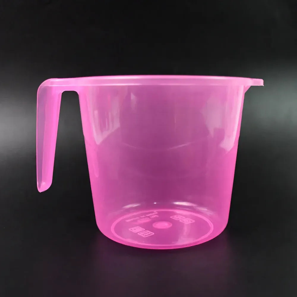 Transparent plastic bath mug - home & kitchen