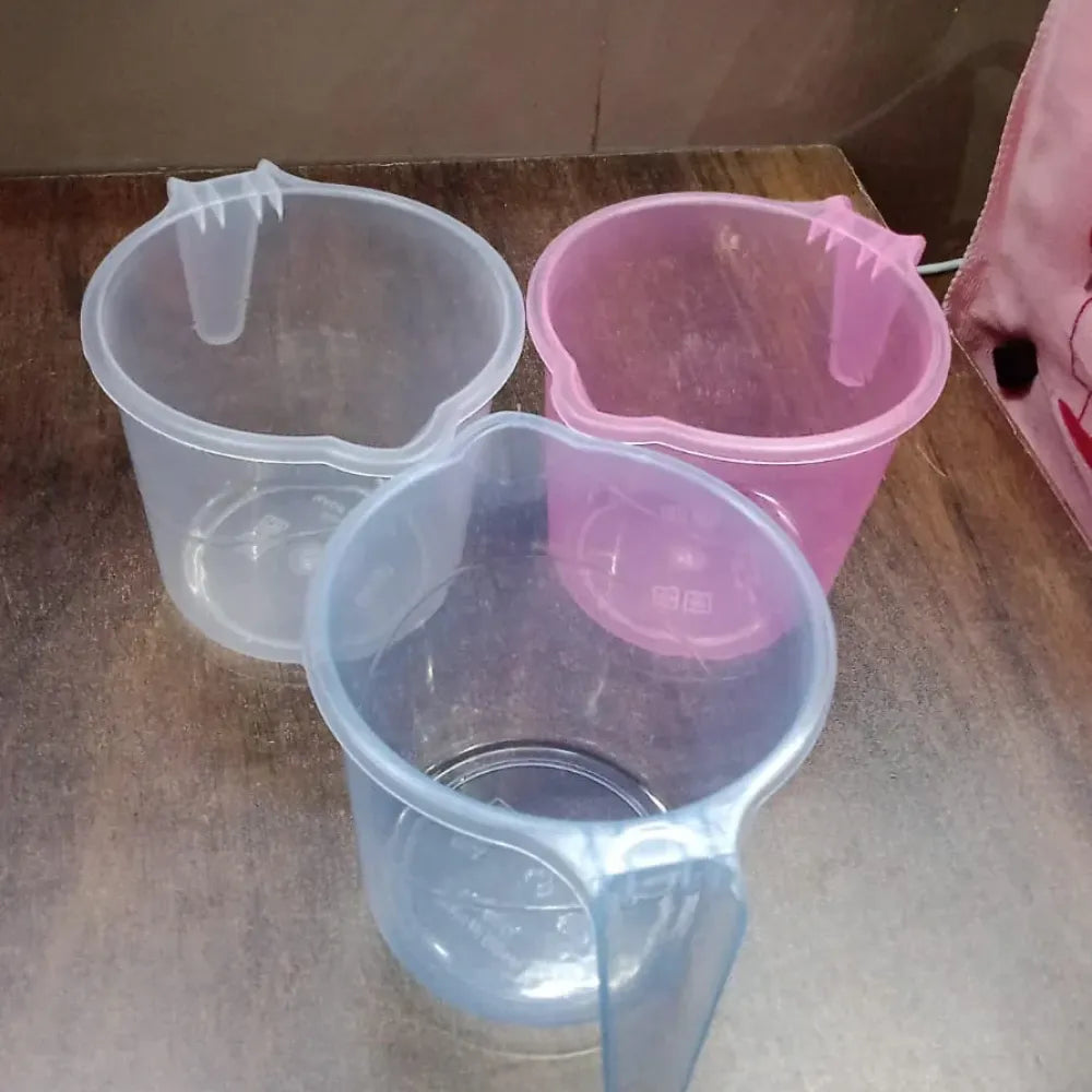 Transparent plastic bath mug - home & kitchen