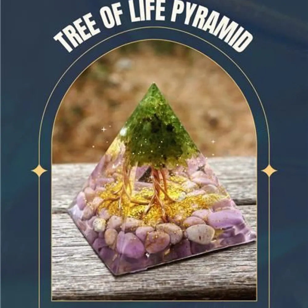 Tree of life peridot orgon pyramid