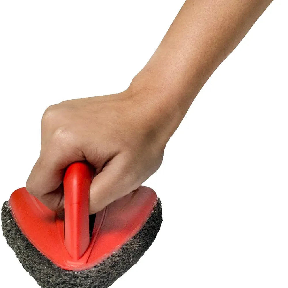 Triangular tile scrubber brush - home improvement