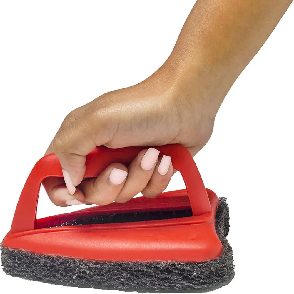 Triangular tile scrubber brush - home improvement