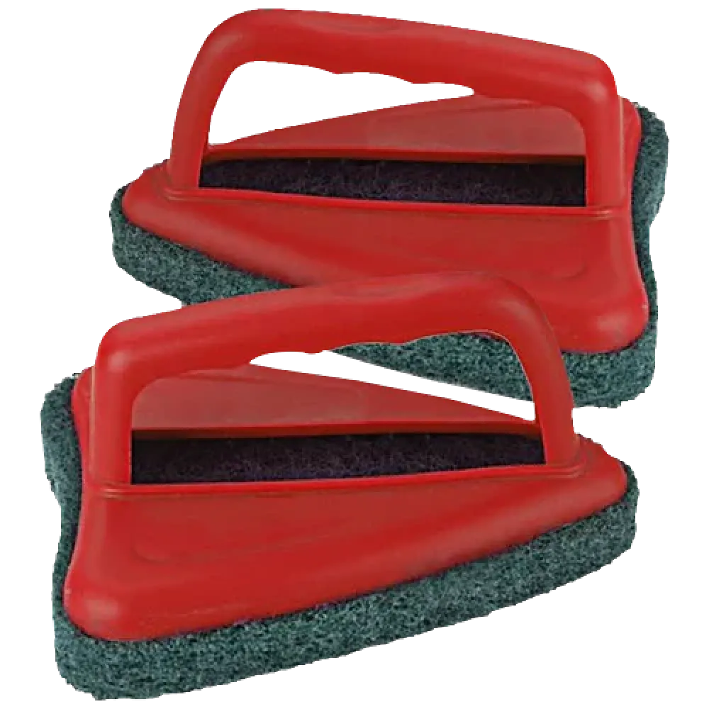 Triangular tile scrubber brush - home improvement