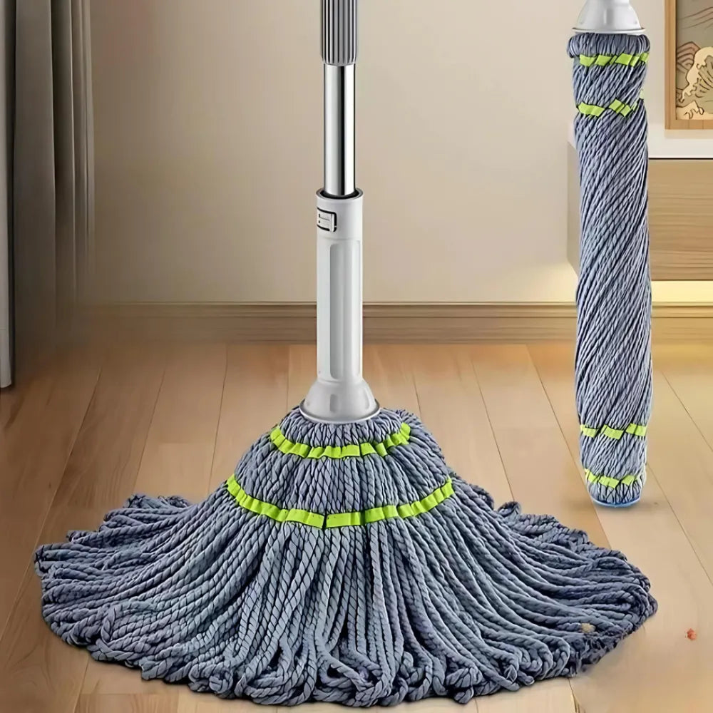 Twist mop for floor cleaning