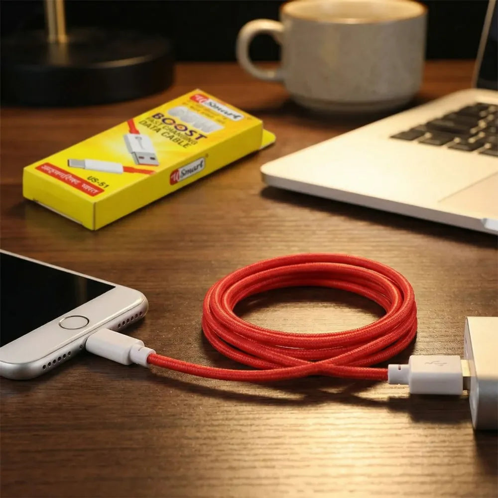 Type c data cable fast charging (1000 mm 65w 1 pc) - electronics