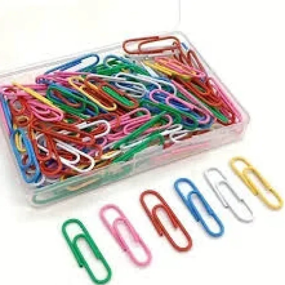 U-shape metal paper clips - office