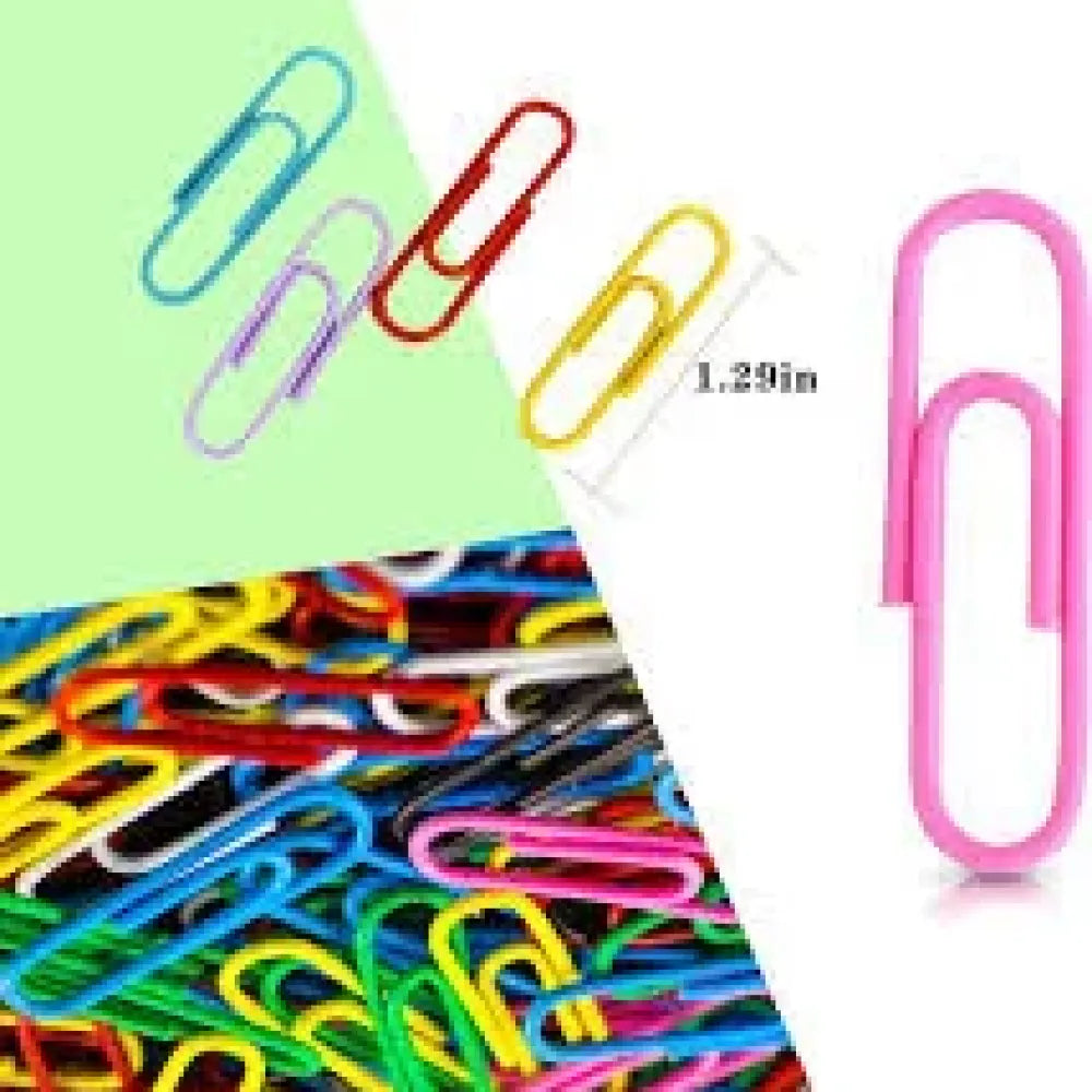 U-shape metal paper clips - office