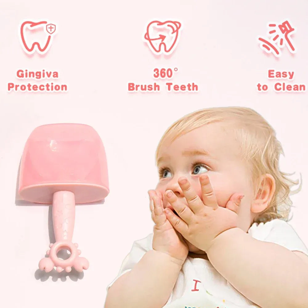 U-shaped silicone kids toothbrush - health care