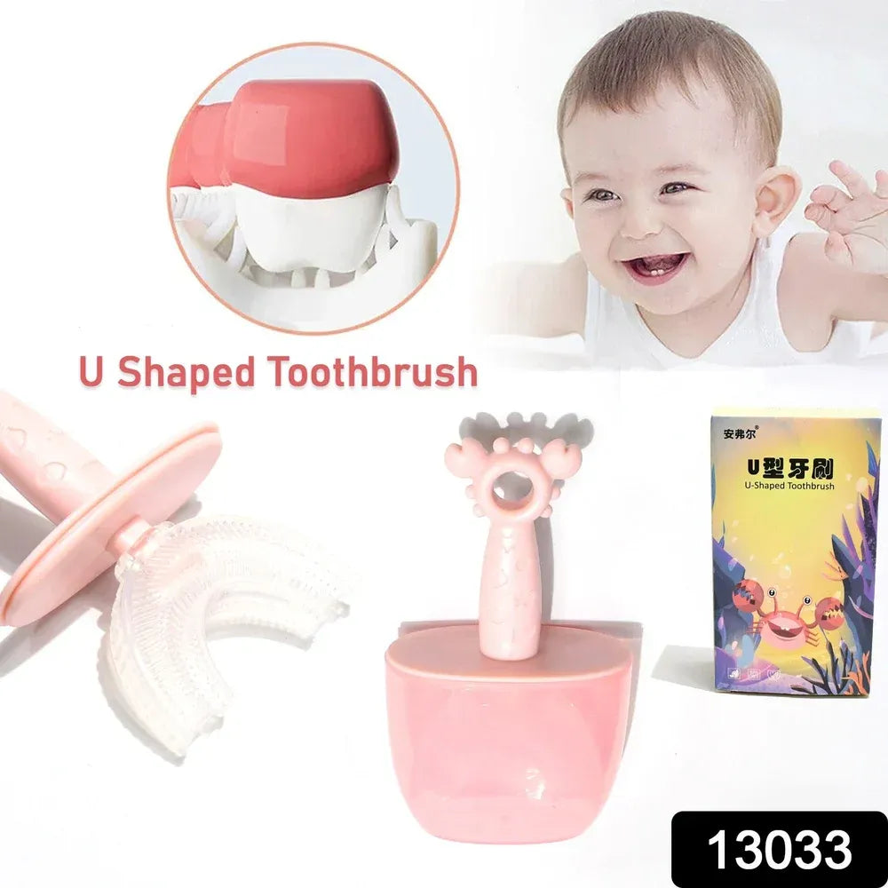 U-shaped silicone kids toothbrush - health care