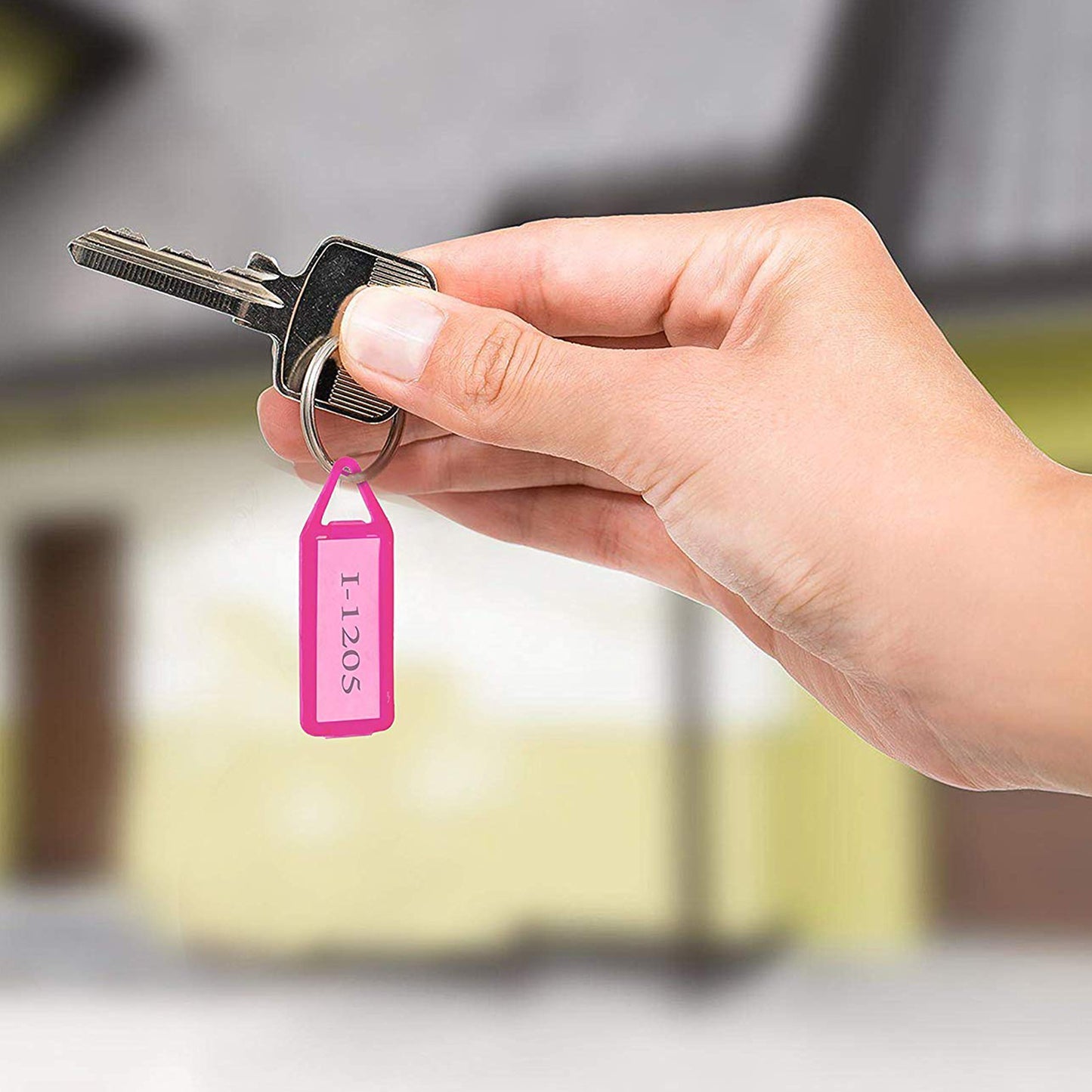 10 Pc Keychain Tag Label Used For Decorative Purpose On Keys And All